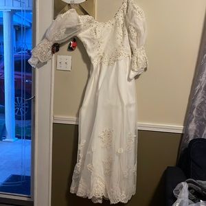 Vintage wedding dress small